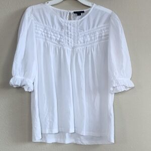 J. Crew White Blouse